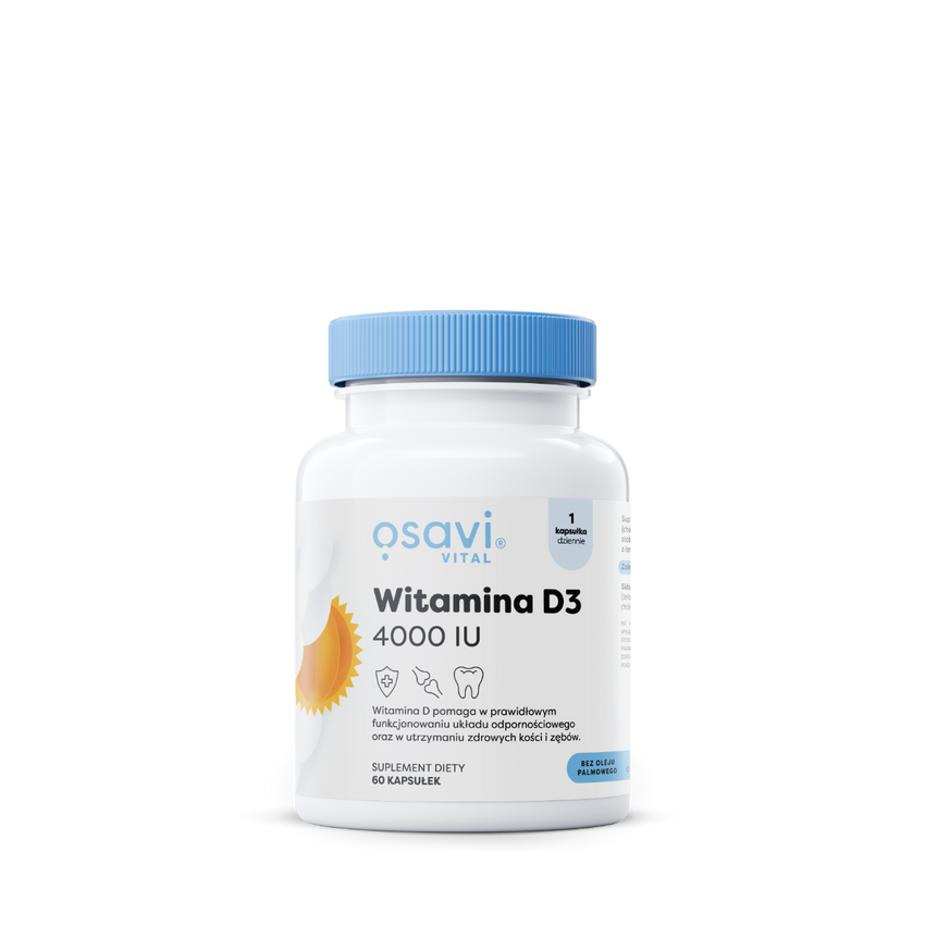 Vitamin D3, 4000 IU - 60 capsules